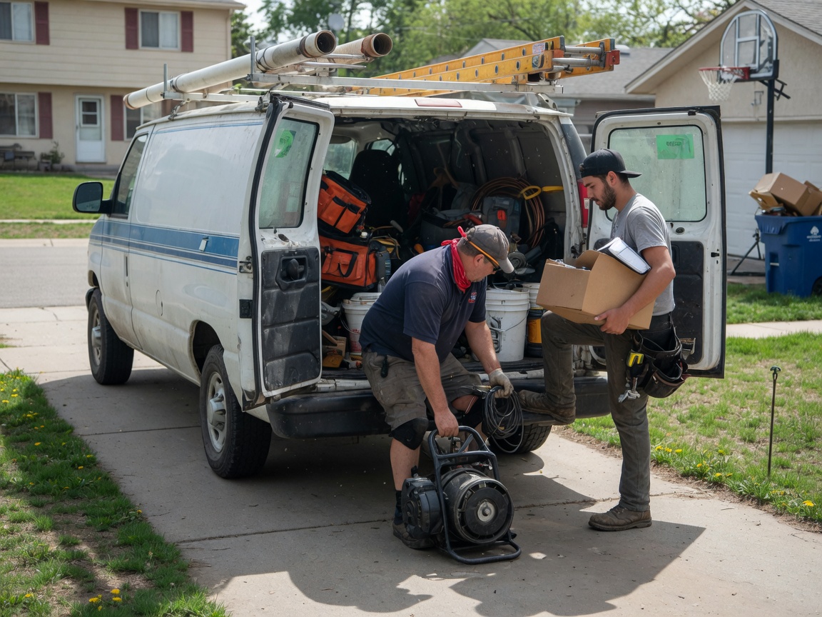 The Thornton Pro Plumber team at work in Thornton