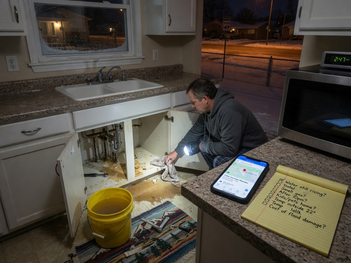Deal With It Now or Wait Until Morning? A Thornton Plumbing Checklist
