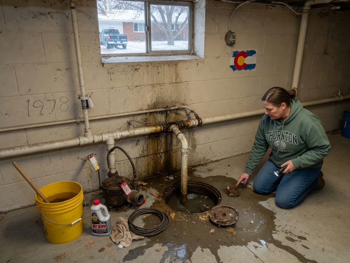Clogged Drain vs Sewer Line in Thornton